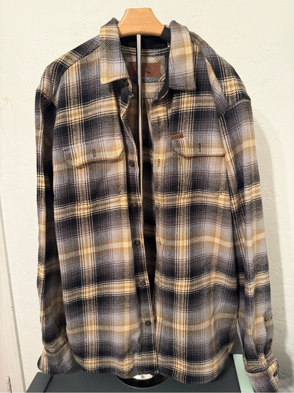 Orvis Black & Cream Plaid Lightweight Shacket